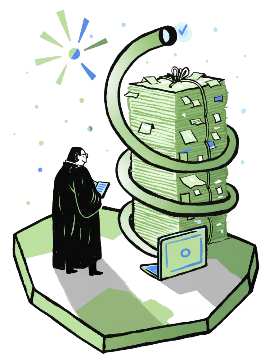 The jhana legal data stack illustration